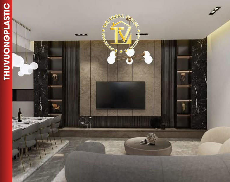 Thiết kế nội thất phòng khách sang trọng