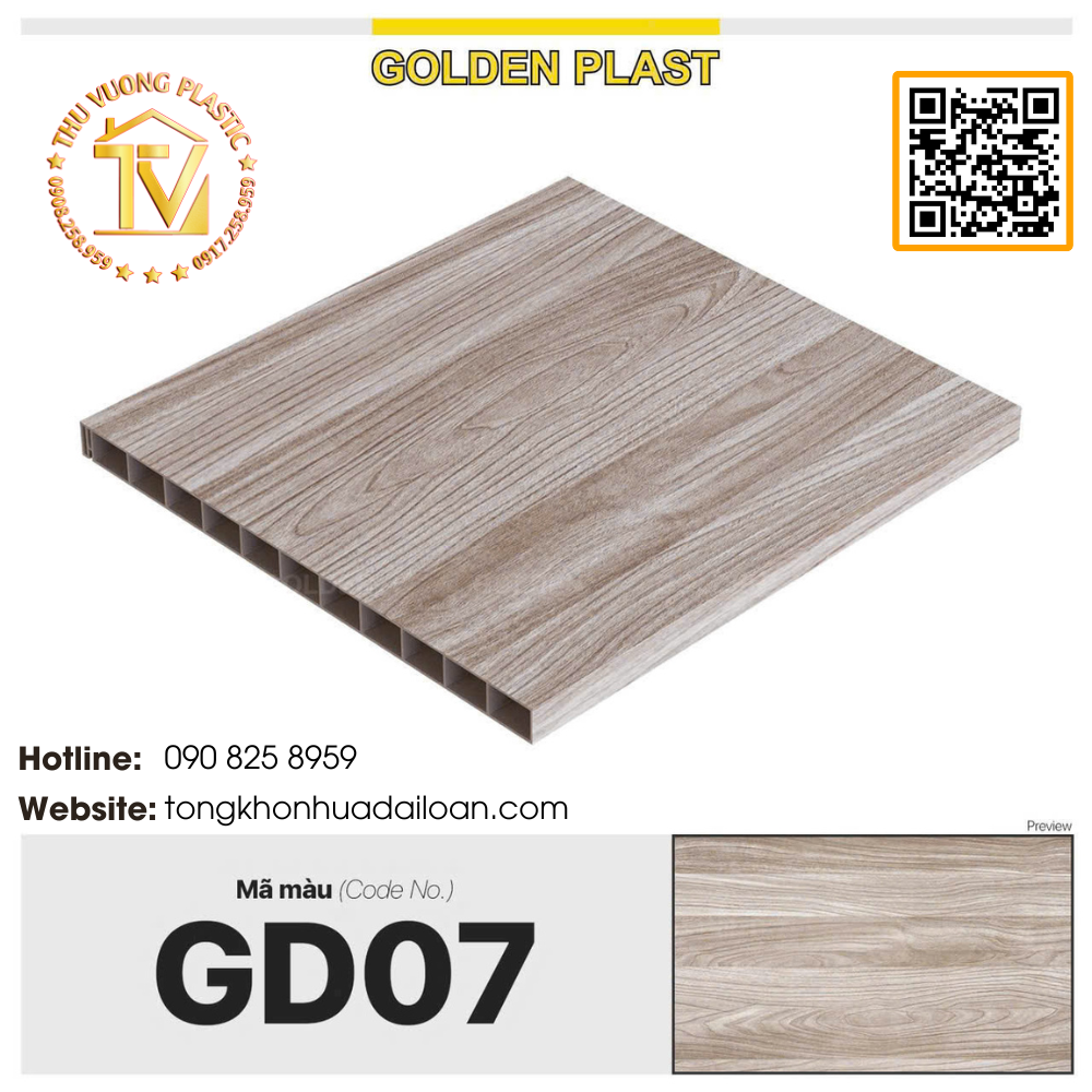Tấm nhựa phổ thông Golden Plast GD 07