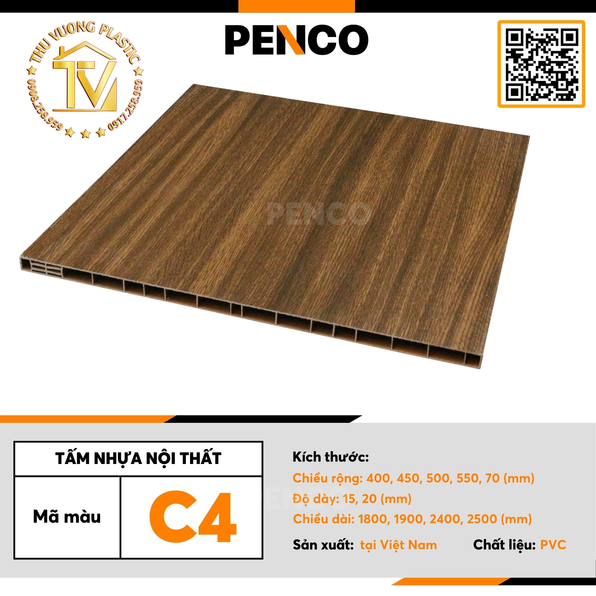 Tấm Nhựa Nội Thất Penco Tấm Tủ Nhựa Màu C4