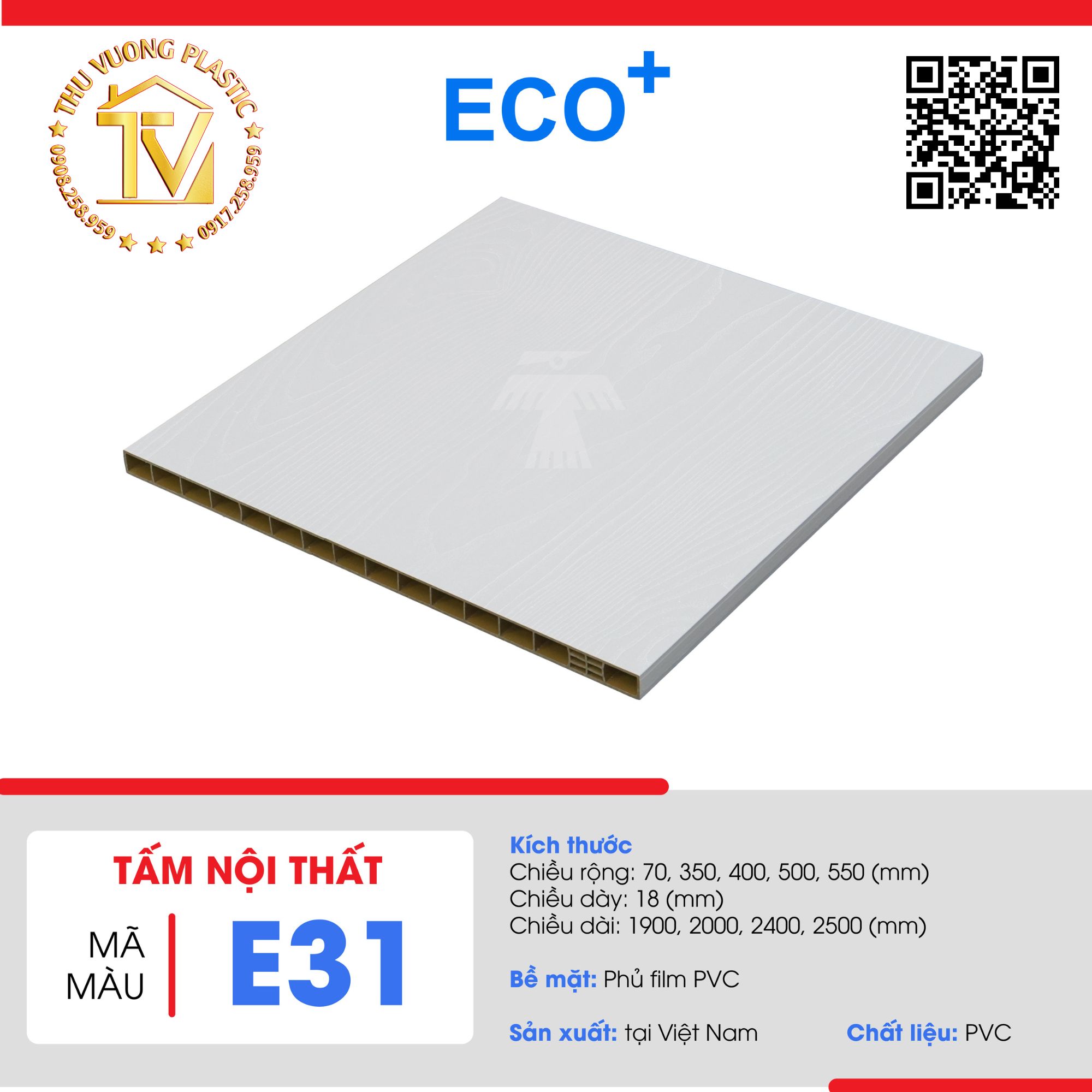 Tấm Nhựa ECO+ - ECO Cộng - E31