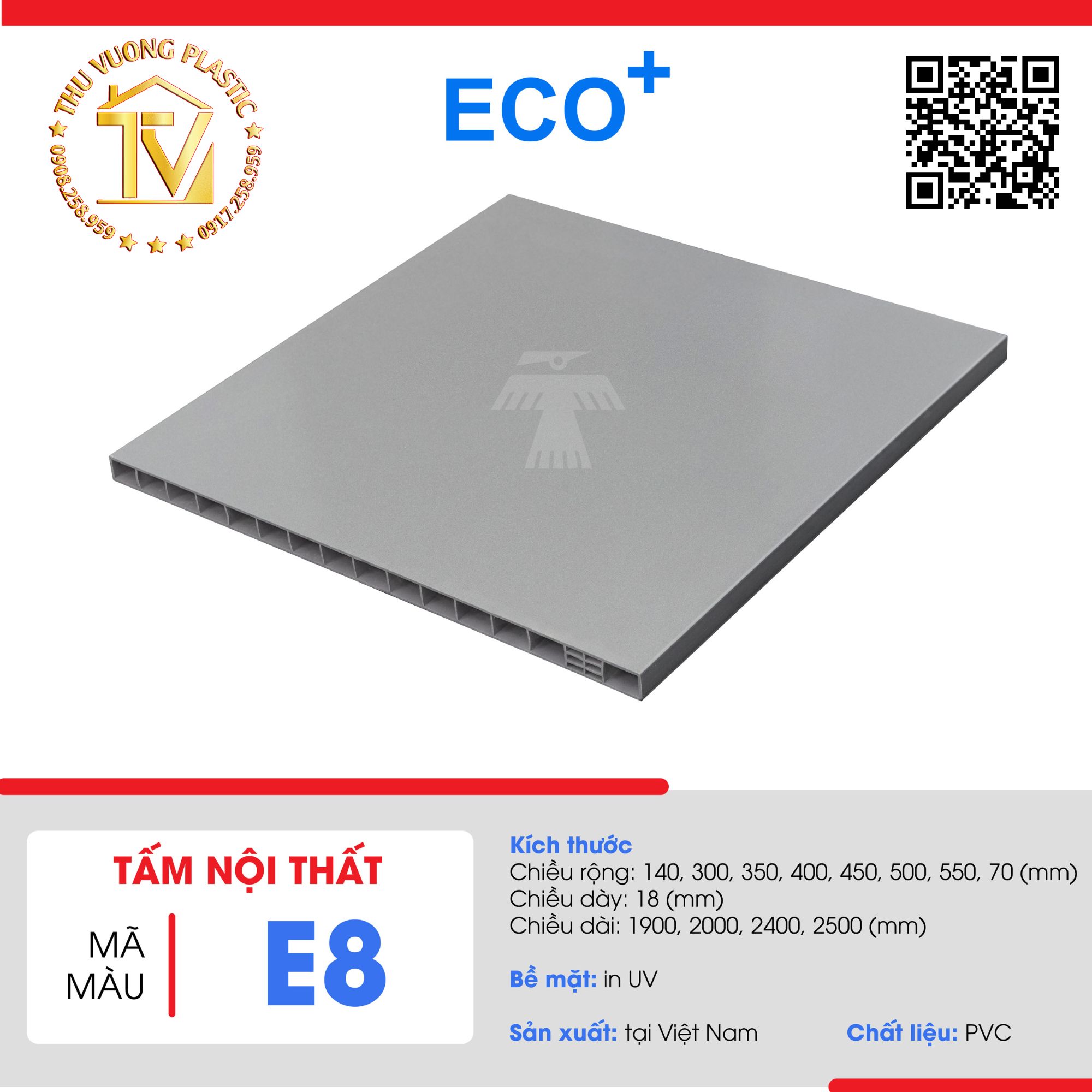 Tấm Nhựa ECO+  ECO Cộng  E8