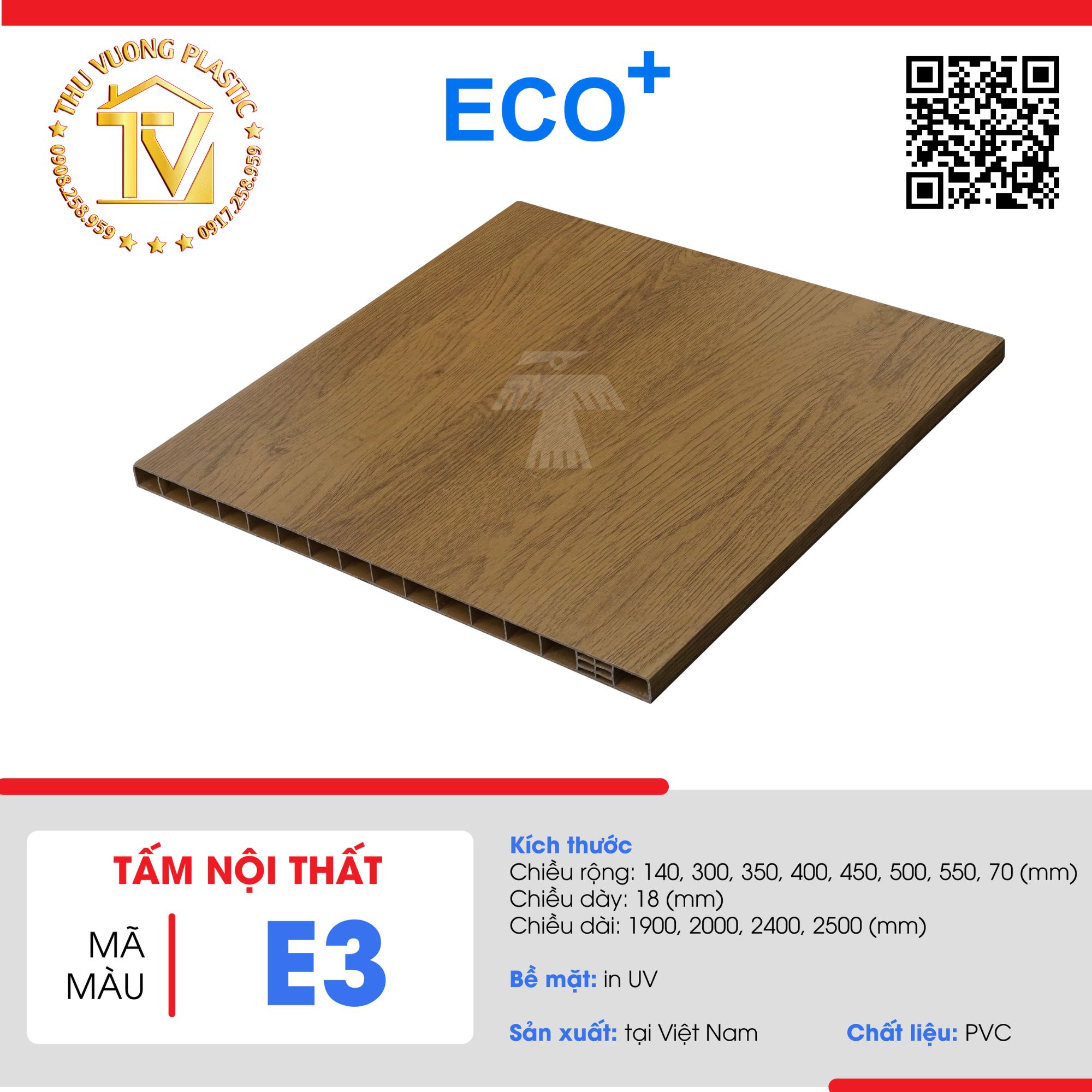 Tấm Nhựa ECO+  ECO Cộng  E3