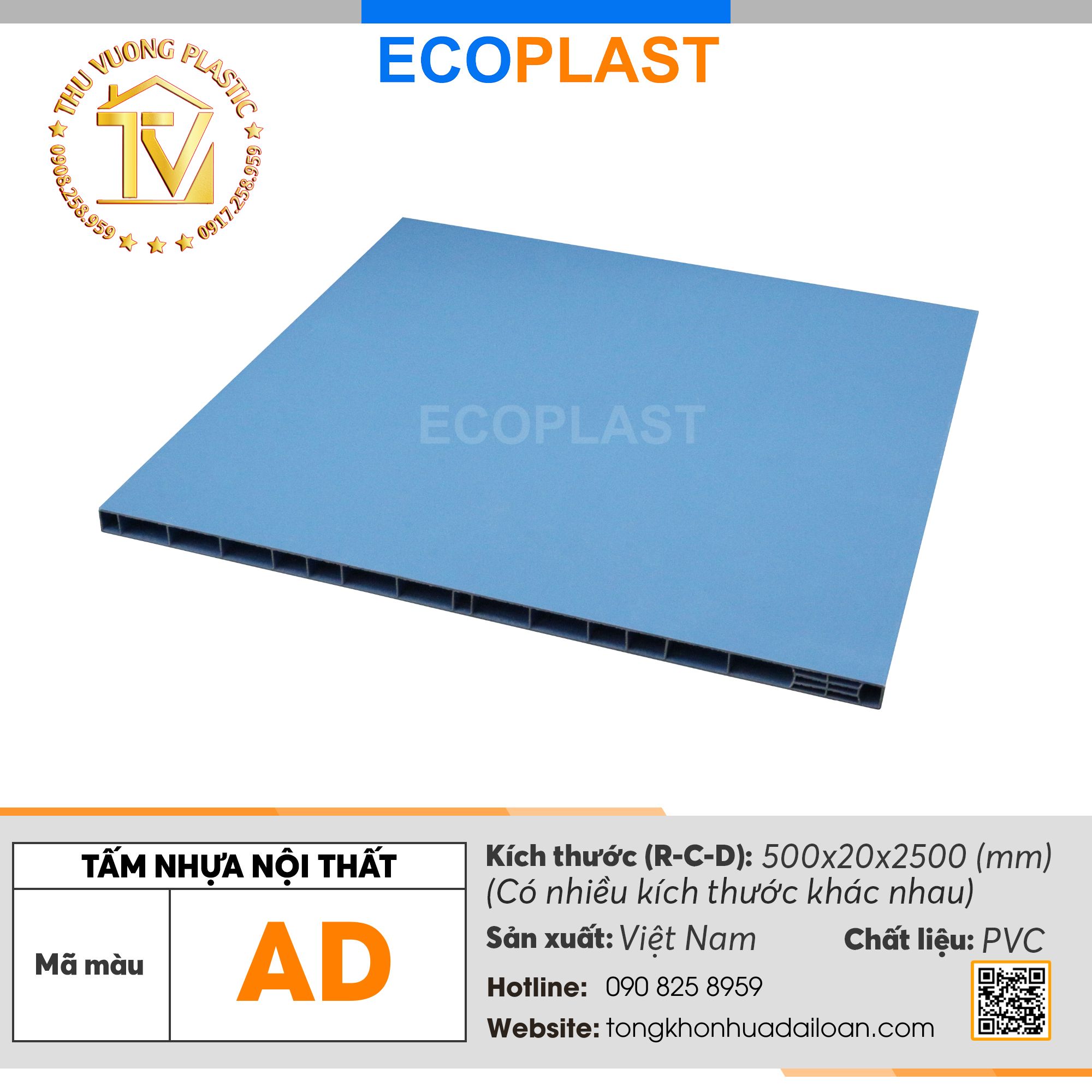 Tấm nội thất ECOPLAST - AD