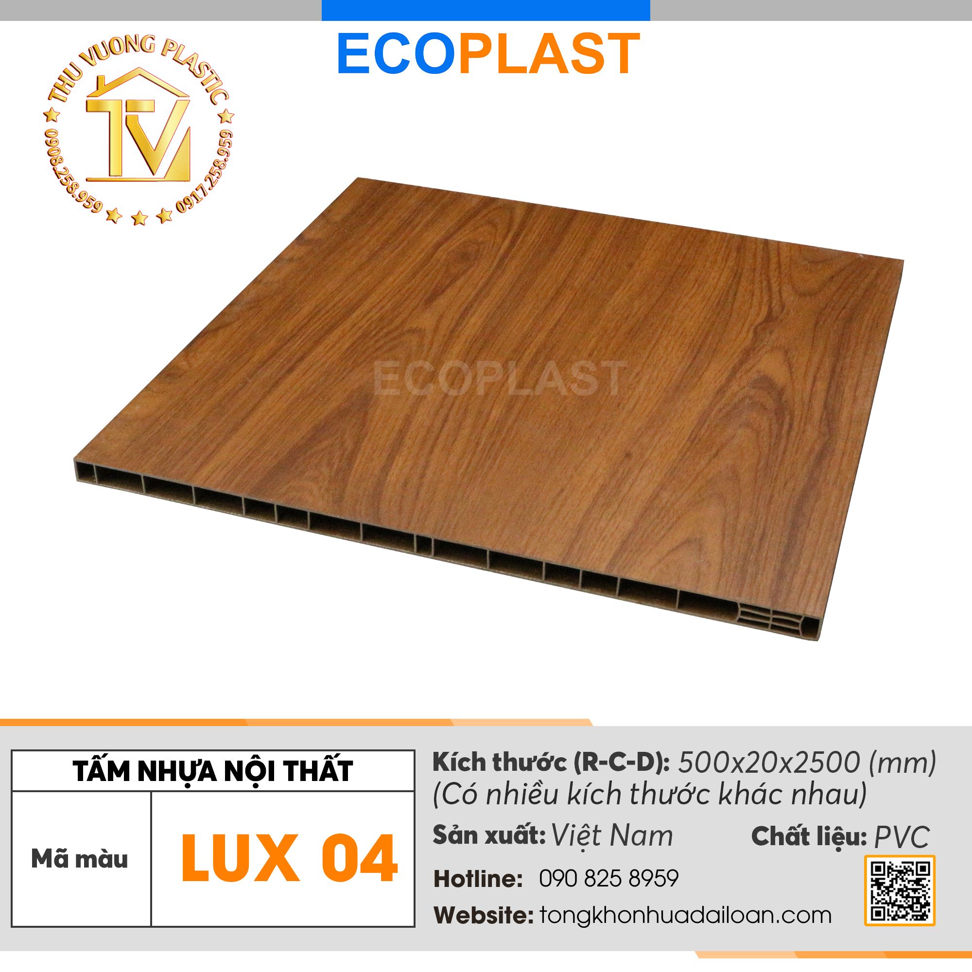 Tấm nội thất ECOPLAST LUXURY - LUX 04