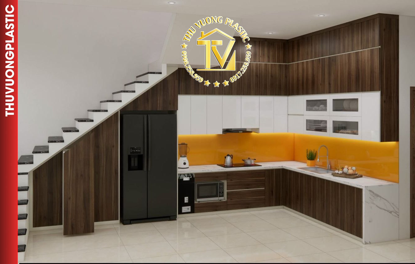 Tủ bếp bằng nhựa Acrylic
