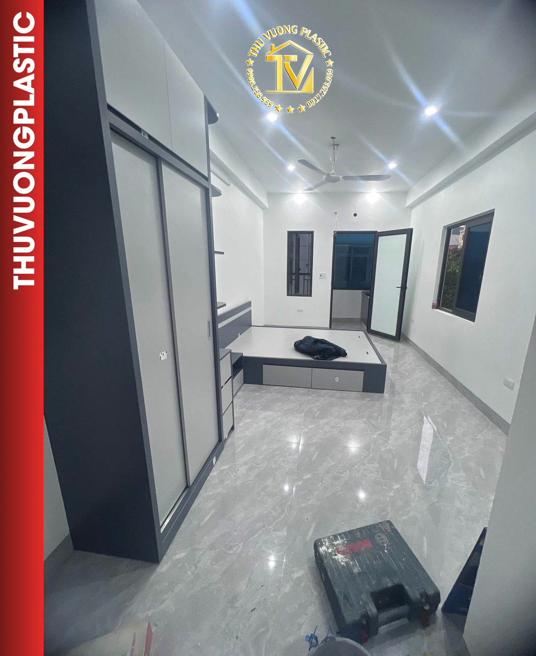 Thi công nội thất nhựa Ecoplast Lux01 tại Liên Chiểu, Đà Nẵng