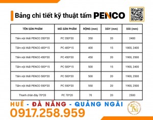 Tấm Nhựa Nội Thất Penco Tấm Tủ Nhựa Màu C6