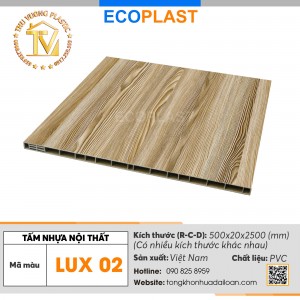 Tấm nội thất ECOPLAST LUXURY - LUX 02