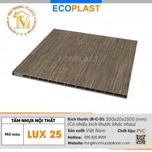 Tấm nội thất ECOPLAST LUXURY - LUX 25
