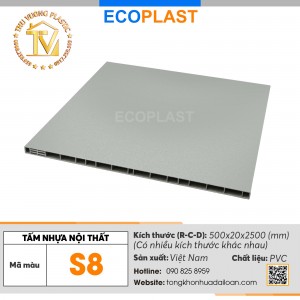 Tấm nội thất ECOPLAST S8