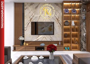 Thi công nội thất phòng khách tại Bắc Giang