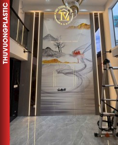 Thi công ốp tường trần