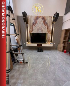 Thi công ốp tường trần