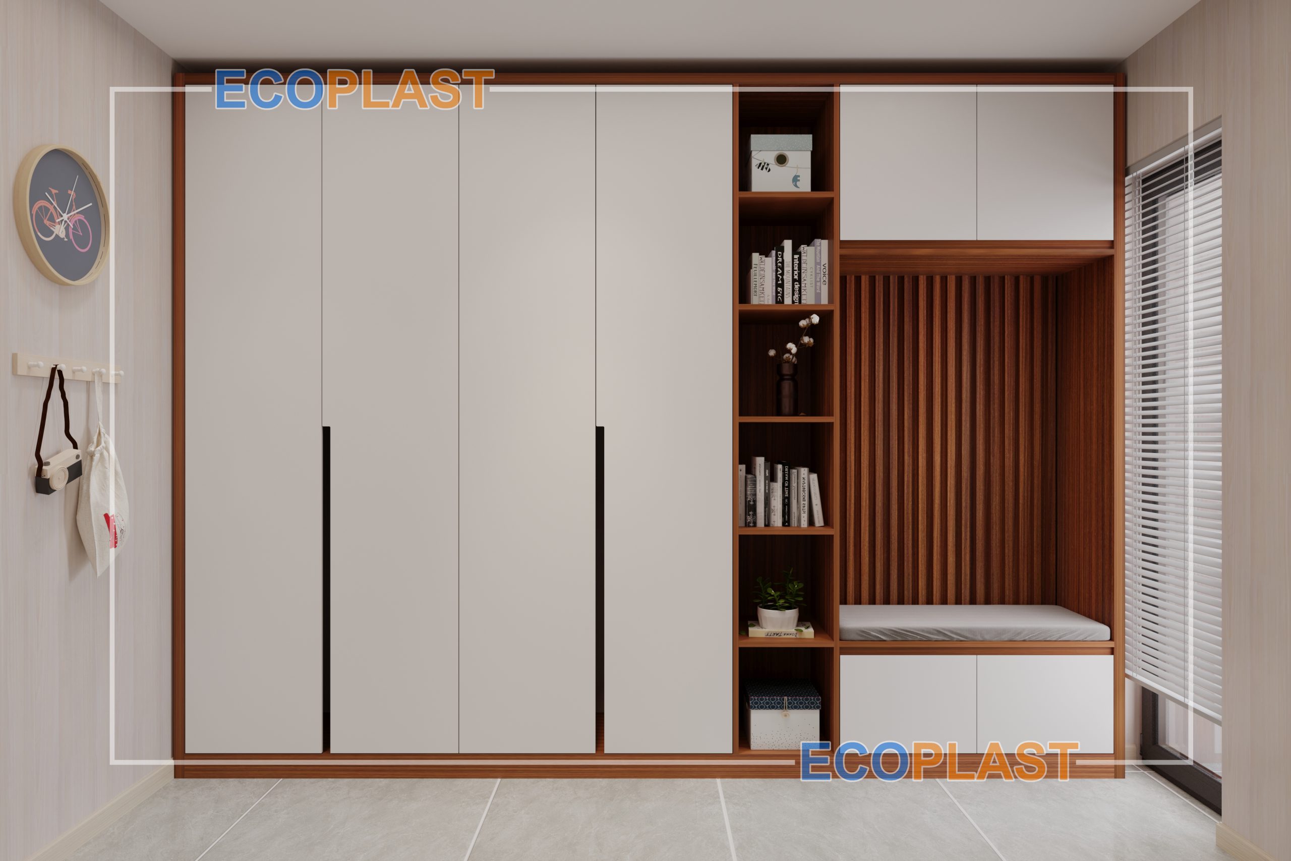 Tấm nội thất ECOPLAST - A6 8 Hinh anh cong trinh tam nhua noi that Ecoplast A6 scaled