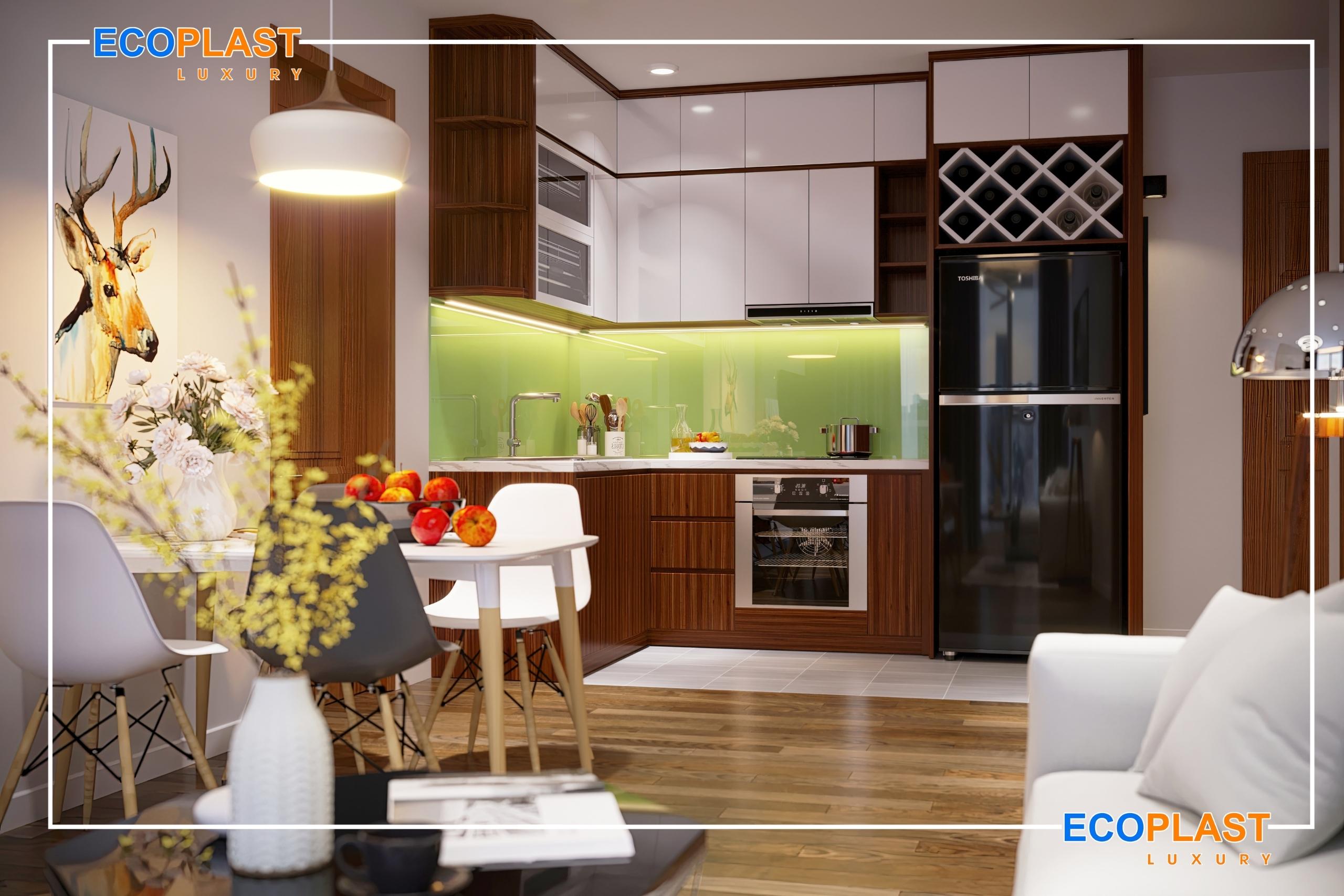 Tấm nội thất ECOPLAST LUXURY - LUX 06 7 Hinh anh cong trinh tam nhua noi that Ecoplast luxury lux 06