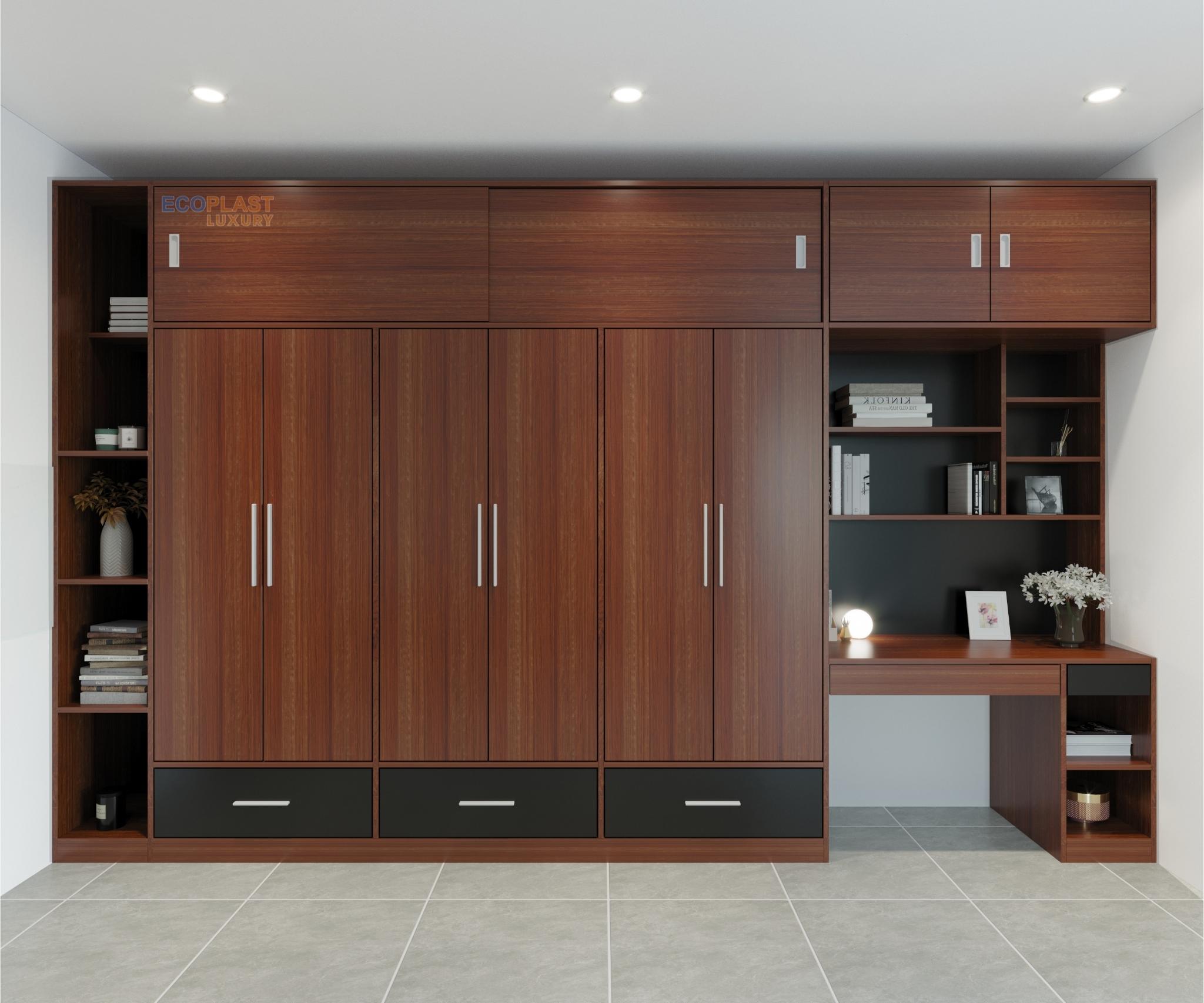 Nhựa PVC nguyên sinh là gì ? 3 Tủ áo Lux06 AF