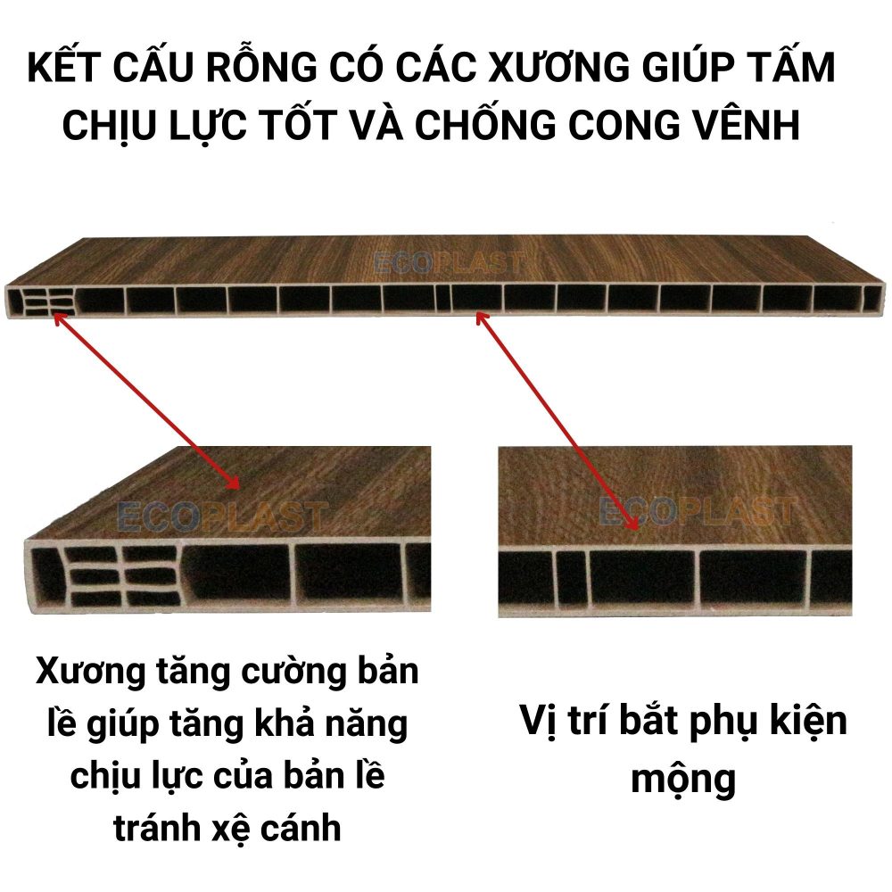 Ứng dụng của tấm nhựa nội thất ECOPLAST khổ 300 2 Khung xuong tam nhua noi that Ecoplast 1000x1000 1