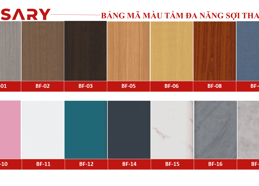Tấm ốp đa năng CASARY - BF14 3 Bang ma mau tam op da nang casary