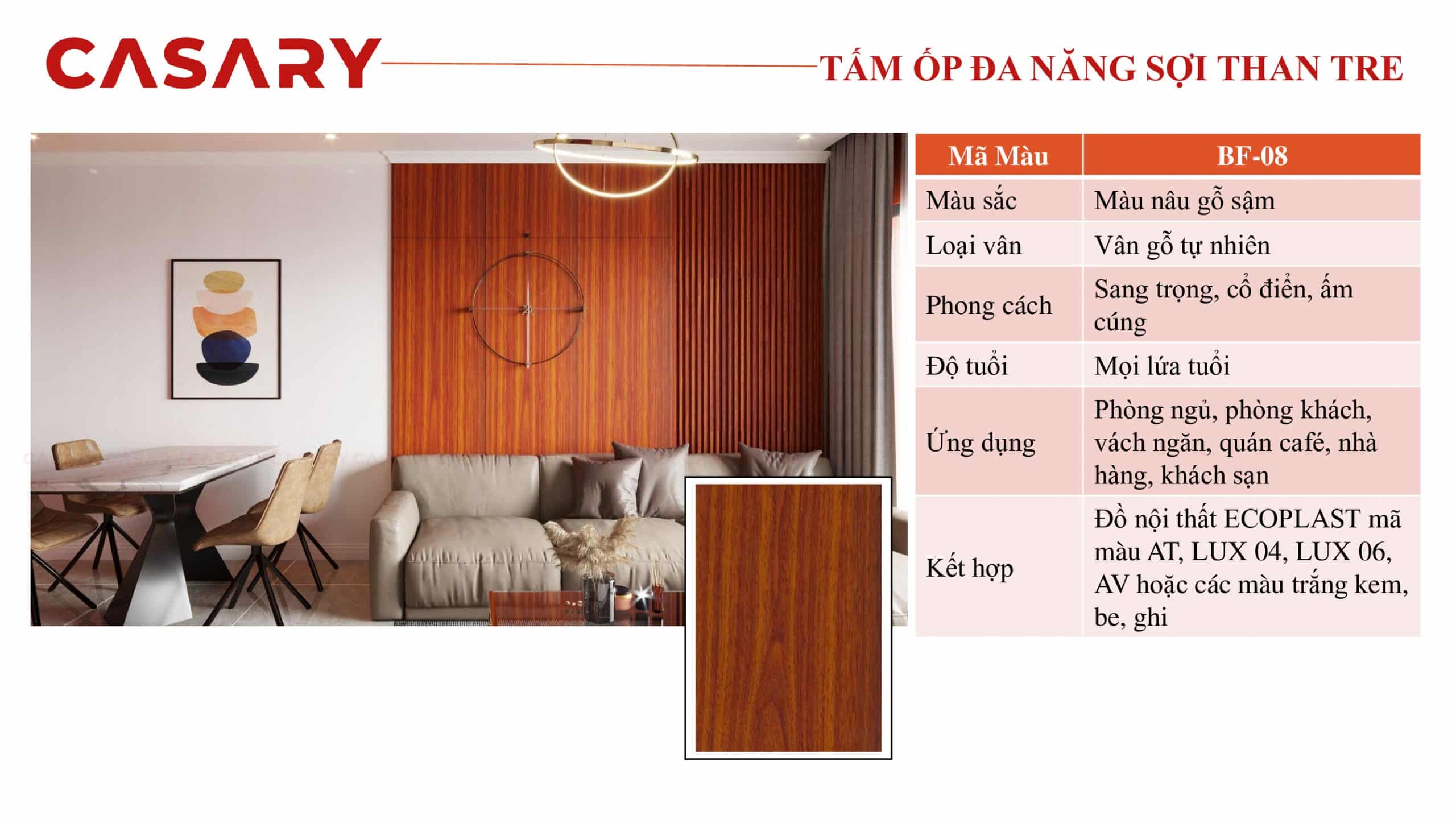 Tấm ốp đa năng CASARY - BF08 10 ung dung tam op da nang soi than tre BF08 scaled 1