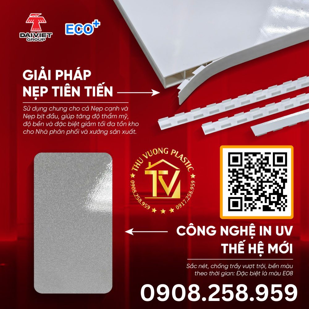 Tấm Nhựa ECO+ | ECO Cộng | E31 1 Giai phap nep bit dau tien tien eco