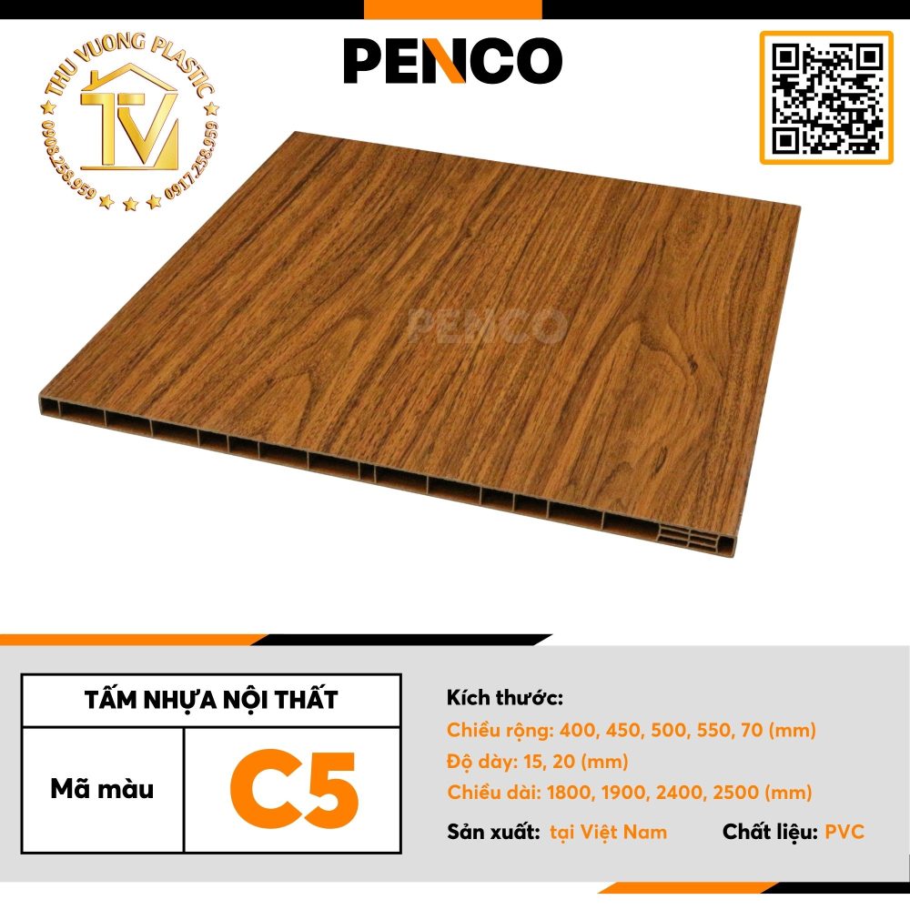 Tấm Nhựa Nội Thất Penco | Tấm Tủ Nhựa | C5