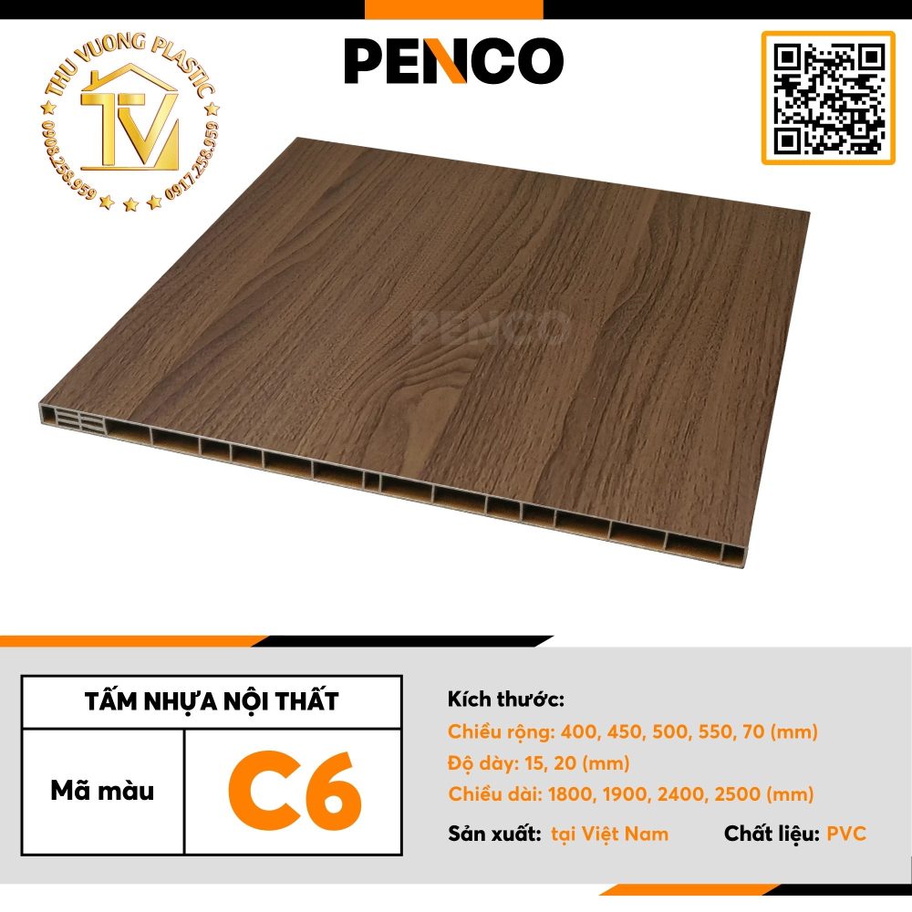 Tấm Nhựa Nội Thất Penco | Tấm Tủ Nhựa | C6