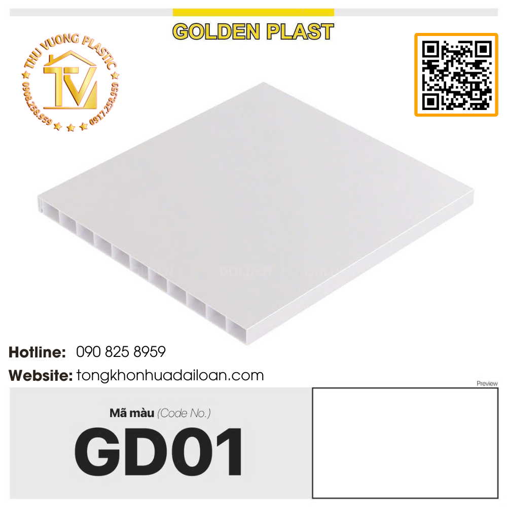 Tấm nhựa phổ thông Golden Plast GD 01